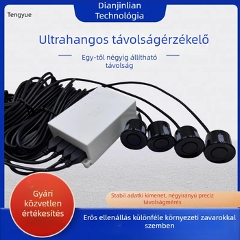 Ultrahangos mérőmodul, 1–4 kimenet, több szögű, széles lefedettségű akadályelkerülő radar és tolató radar önvezető járművekhez