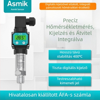Hersman integrált hőmérséklet-transzmitter Pt100 beépíthető digitális érzékelővel, 4-20 mA