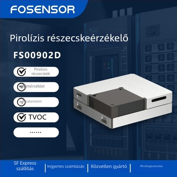 Pirolízis részecske érzékelő - hőmérséklet, páratartalom és TVOC - minden egyben modul laboratóriumi detektorokhoz és elosztó szekrényekhez.