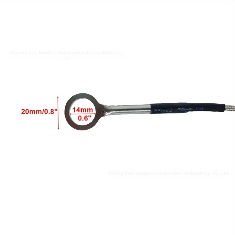 K-típusú, 14 mm-es magas hőmérsékletre hajlított termopár hengerhőmérséklet-méréséhez