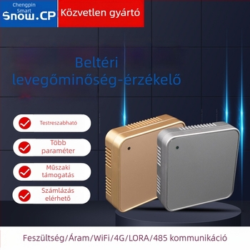 Többparaméteres, nagy pontosságú beltéri levegőminőség-átadó, hőmérséklet és páratartalom szenzorral