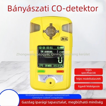 Bányászati környezethez szén-dioxid detektor; oxigén- és szén-monoxid detektor