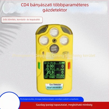Bányászati környezethez szén-dioxid detektor; oxigén- és szén-monoxid detektor
