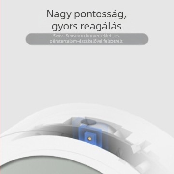 Qingping Bluetooth beltéri hőmérő és páratartalom-mérő, digitális, nagy pontosságú higrométer regisztráló szenzor