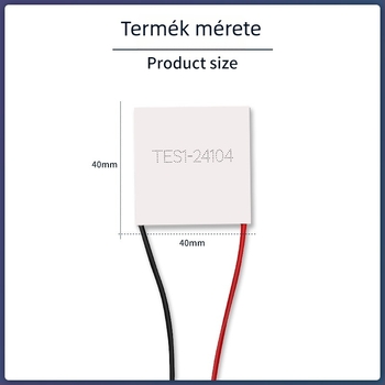 TES1-24104 40x40 28V 4A félvezető hűtőlemez orvosi PCR biokémiai hűtéshez