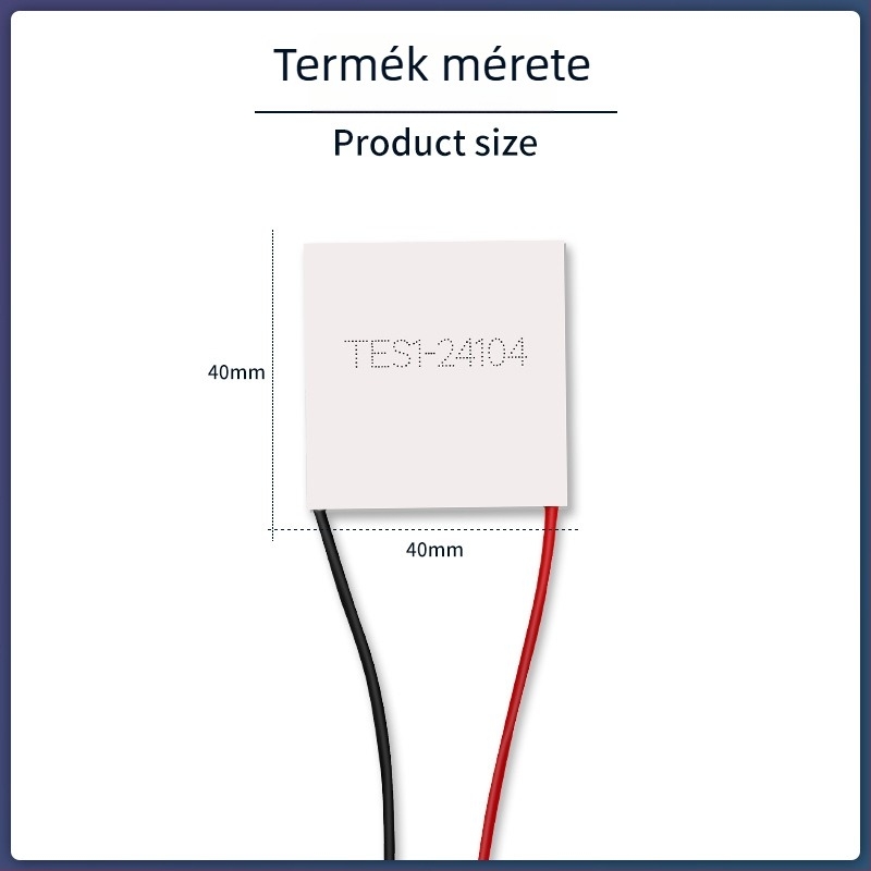 TES1-24104 40x40 28V 4A félvezető hűtőlemez orvosi PCR biokémiai hűtéshez