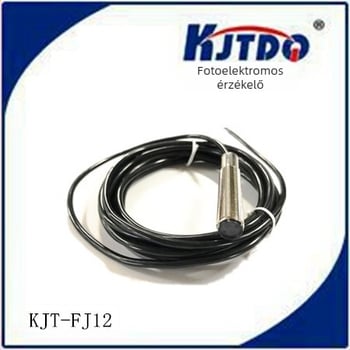 KJTDQ M12 háromvezetékes PNP normálisan nyitott fotóelektronikus érzékelő diffúz reflexiós típusú