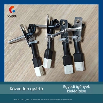 NTC hőmérséklet-szenzor műanyag házban, vízhőmérséklethez, mosógép és szárítógép