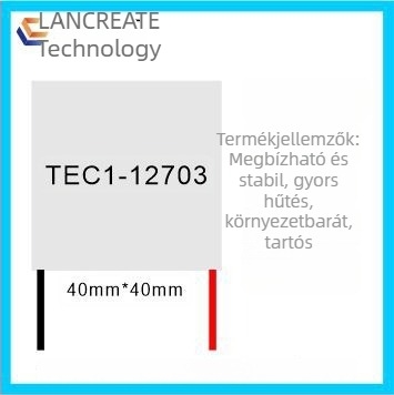 Tec1-12701 félvezetős hűtőchip, 3030/4040 hűtőchip, fagyáspontú szépségkészülék