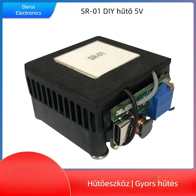 SR-01 DIY félvezető hűtőlap mobil eszközökhöz, csendes, 5V 40×40