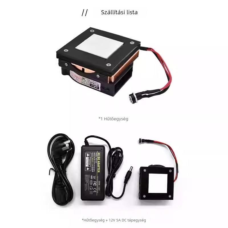 XH-X251 félvezető termoelektromos hűtő modul, 12V DC alacsony feszültségű hűtéshez