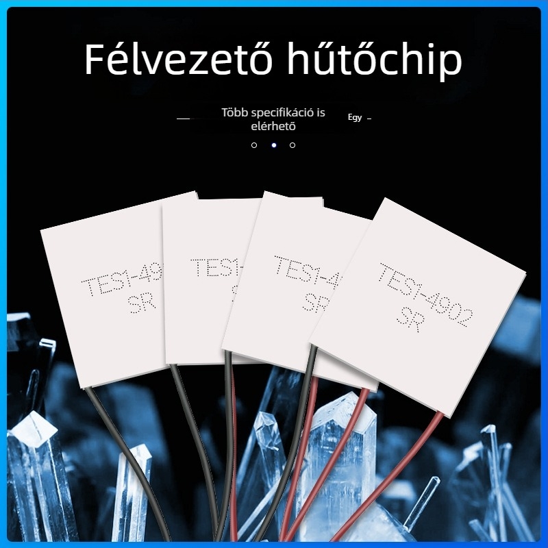 TES1-4902/04902 félvezető hűtőlemez, 20×20, kézben tartható alacsony teljesítményű jéghűtő ventilátor