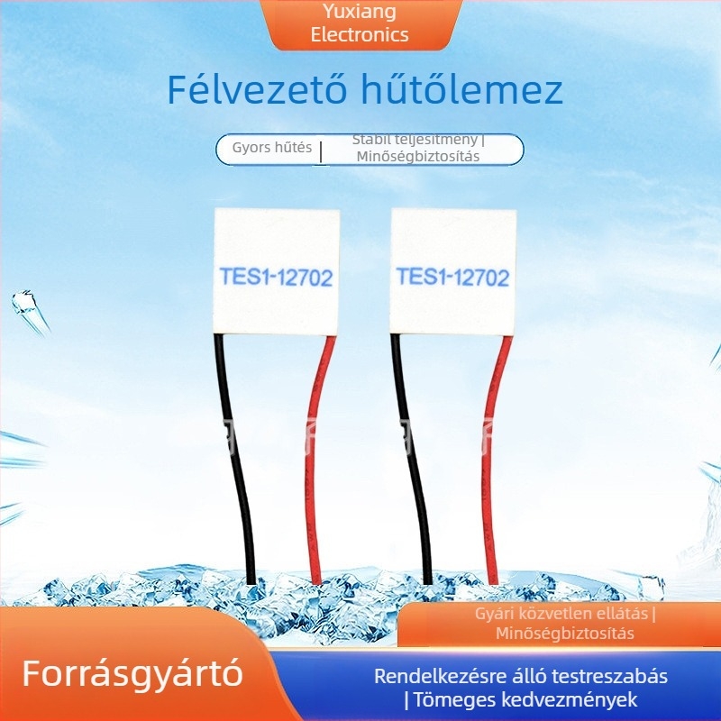 Miniatűr 12V hűtőlemez TES1-12702 lézeres kozmetikai berendezéshez