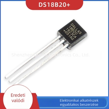DS18B20+ hőmérséklet-érzékelő TO-92 csomagban, eredeti, új