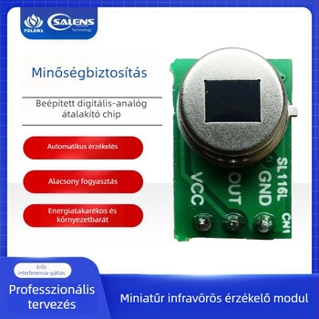 Puen Technology SL670 Digitális infravörös érzékelő modul emberi test érzékelésére, Ø15,5 mm