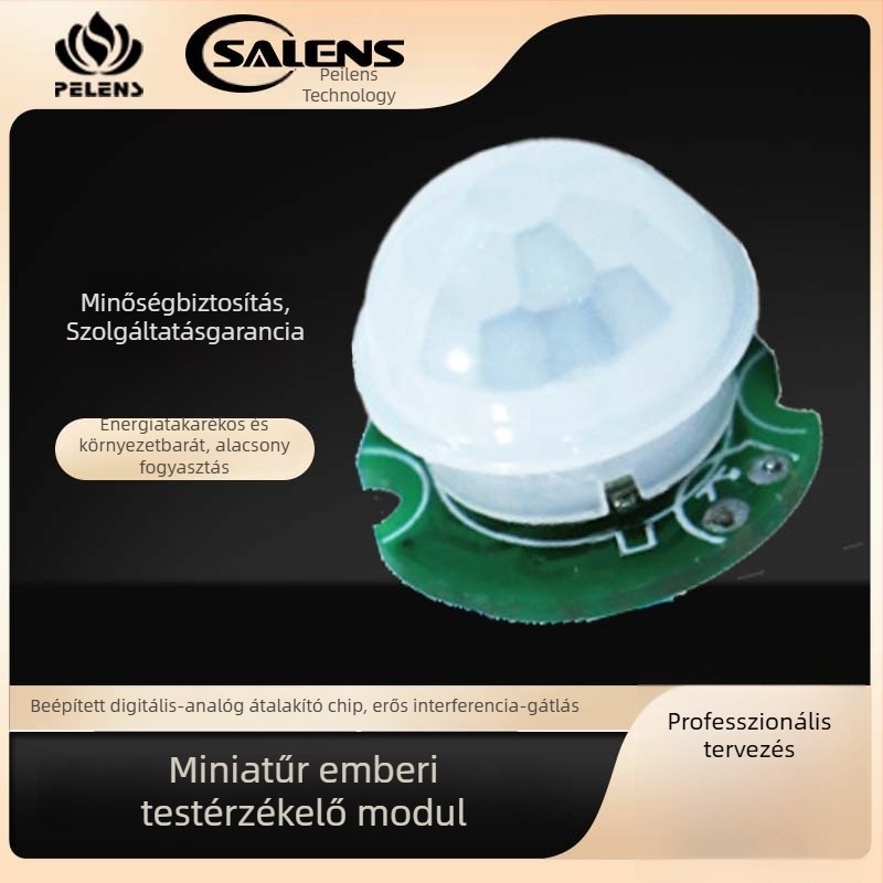 Puen Technology SL670 Digitális infravörös érzékelő modul emberi test érzékelésére, Ø15,5 mm