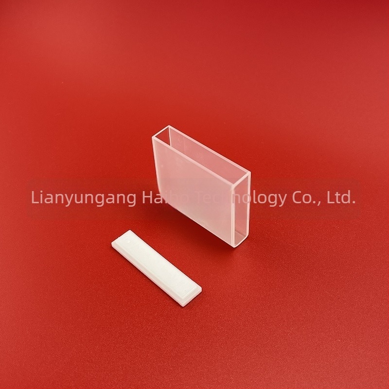 Standard cuvette UV-Vis spektrofotométerhez, 1–100 mm, kétszárnyú kvarcüveg