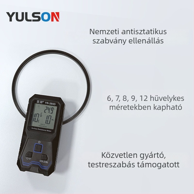 Antisztatikus tágítógyűrű félvezető csomagoláshoz, különböző méretek (6–12 hüvelyk), testreszabható