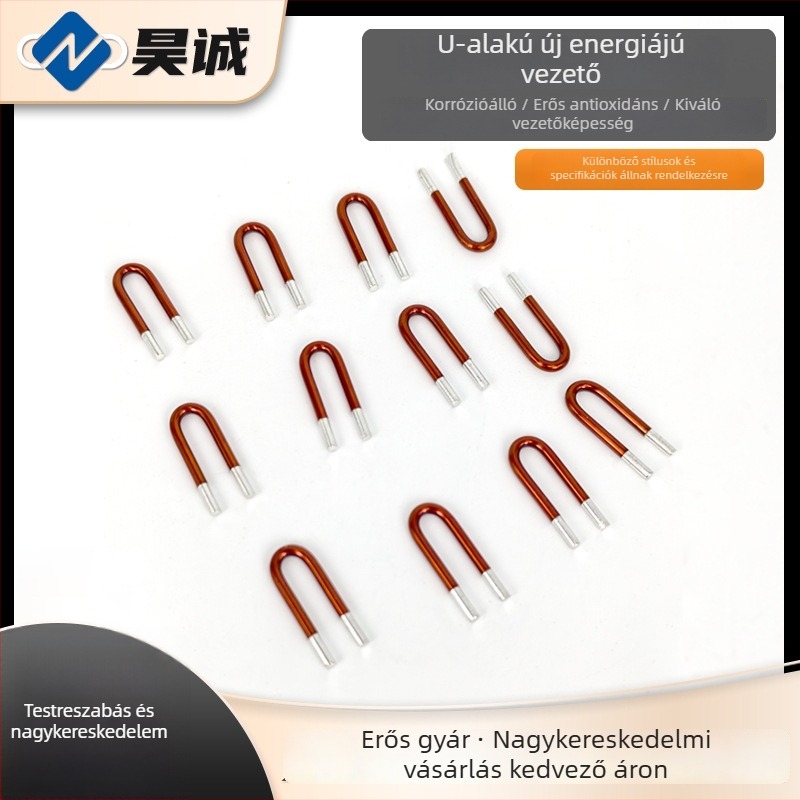 PCB áramkörhöz emailezett réz jumper vezeték, izolált, magas hőmérséklet-álló, Ø 2,5 mm, EV motor hajtásához