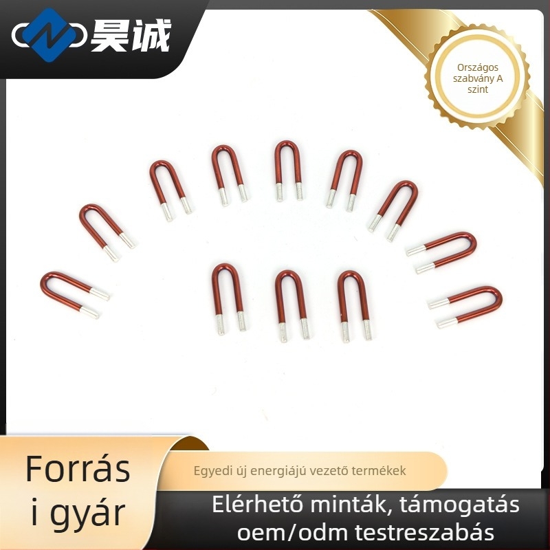 PCB áramkörhöz emailezett réz jumper vezeték, izolált, magas hőmérséklet-álló, Ø 2,5 mm, EV motor hajtásához