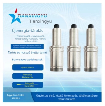 Rézmagos, ezüstözött érintkezők, férfi- és női terminálok, 32 A állítható áramerősség, töltőoszlopokhoz és energiatároló rendszerekhez