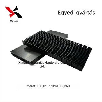 Alumínium profilú hűtő elektronikus alaplaphoz 150 × 70 × 11 mm