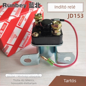 JD134/JD234 indító relé háromkerekű traktorhoz, 12V/24V, kompatibilis a Dongfeng Cummins 153-zal