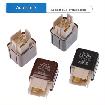 Toyota-kompatibilis nagyáramú relé elektromos és klímarendszerekhez, 12V relé