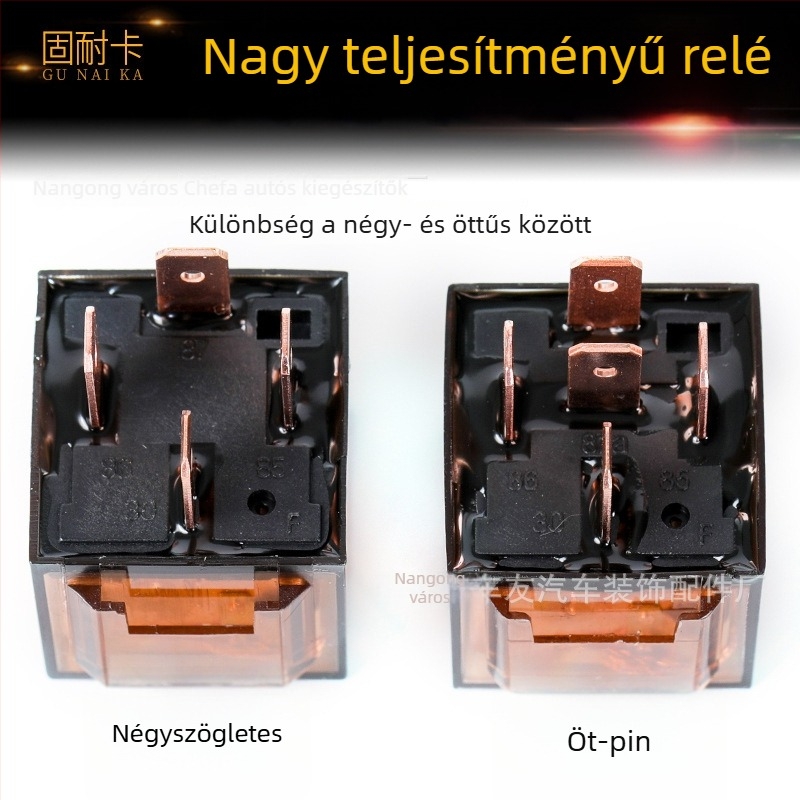 100A autóipari vízálló nagy teljesítményű relé autó módosításához
