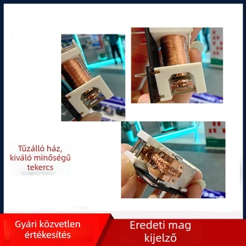 T90 relé, normálisan nyitott érintkezők, 50A, 4-tűs, 12V tekercs, autó töltőoszlophoz, nagy áramerősség