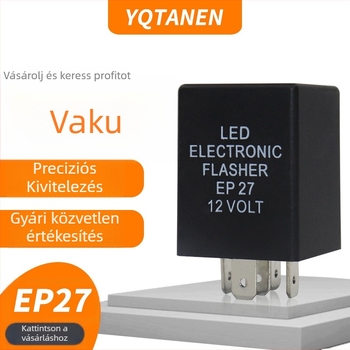 EP27 autó LED indexlámpa 5-tűs villogó relé