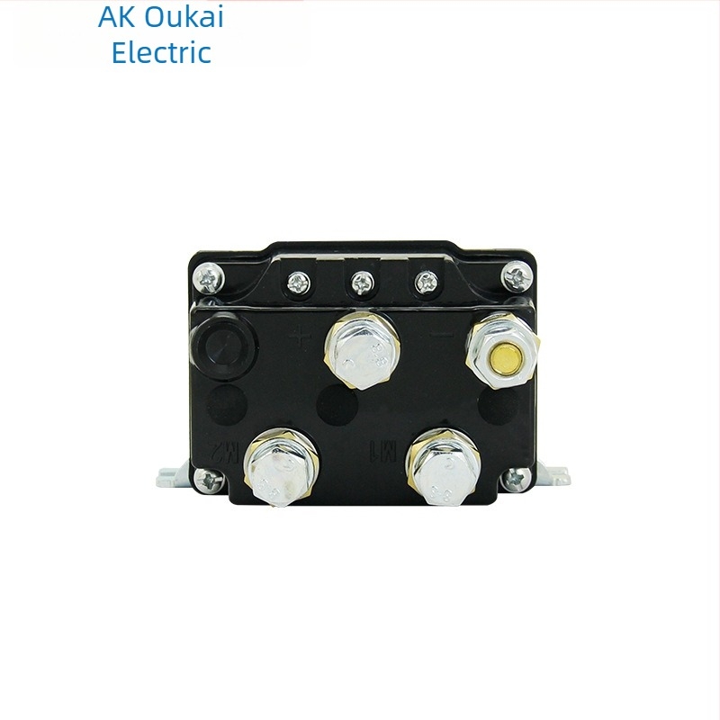 Aokai ADC100 DC Kontaktor mezőgazdasági gépekhez, relé 24VDC, tekercs 12VDC, 100A terhelés