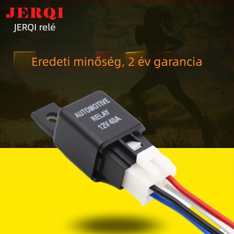 30A 12V autóklíma relé, 20A, 4-pin, Toyota/Kia/Changan autó, 40A ventilátor relé