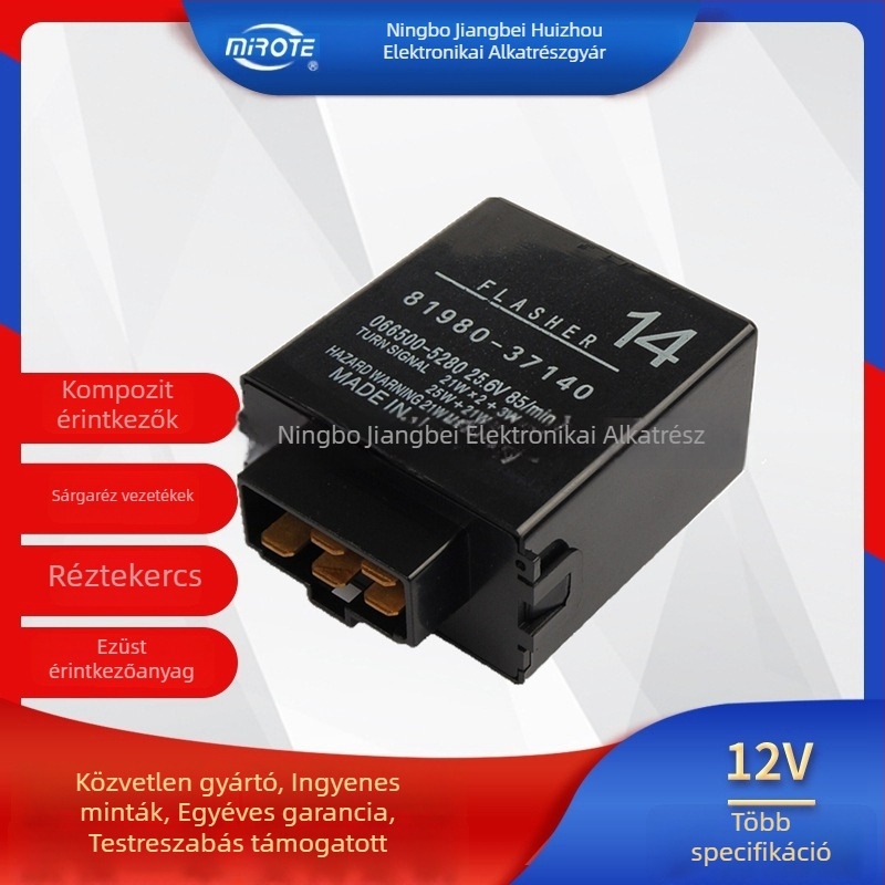 Huiyou 3RH11 elektromos relé, tömített kivitel, 81980-37080 81980-37140 066500-4610 066500-5651