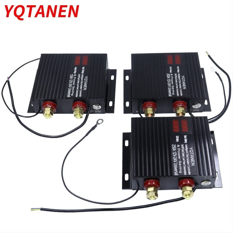 Univerzális RV kettős akkumulátor védő és izolátor, 12V-24V, 250A/200A/150A