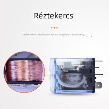 Q30F-2Z Nagy teljesítményű elektromágneses köztes relé, 30A, 220V/24V/12V, HHC71AJQX-30F