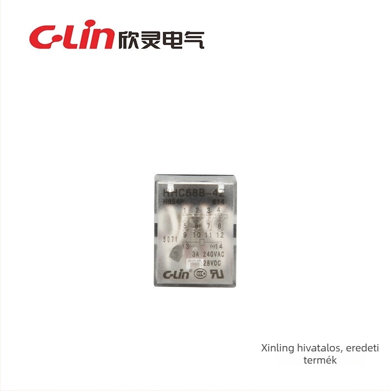 Xinling szolenoid relé HHC68B-4ZL (HH54PMY4) kompakt elektromágneses relé AC380V