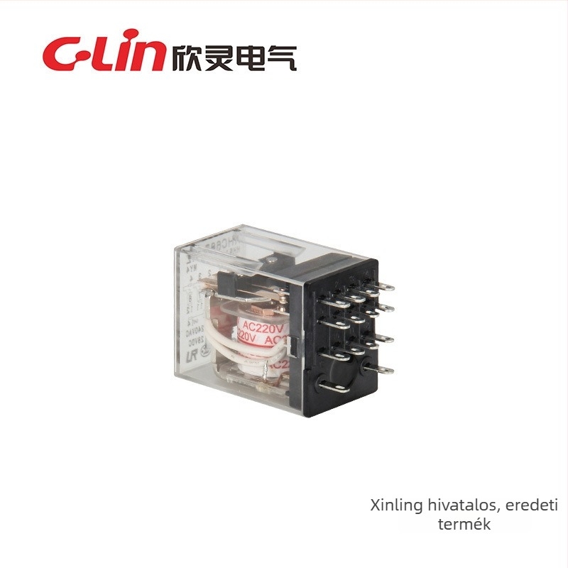 Xinling szolenoid relé HHC68B-4ZL (HH54PMY4) kompakt elektromágneses relé AC380V