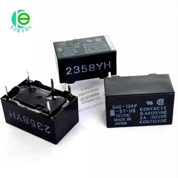 G6E-134P-US DC12V relé, 5-tűs; G6E-134P-ST, 5V/12V/24VDC; Eredeti