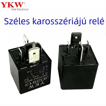 YKW JD2912 autó relé, 40A, 80A DC, 24V/48V, 4-tűs és 5-tűs, erős relé