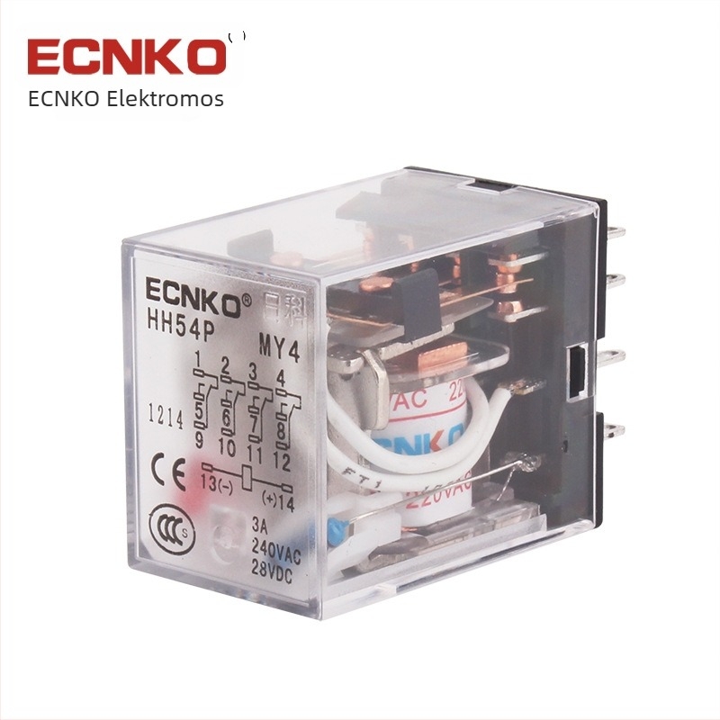 ECNKO elektromágneses relé HH54P MY4NJ köztes relé