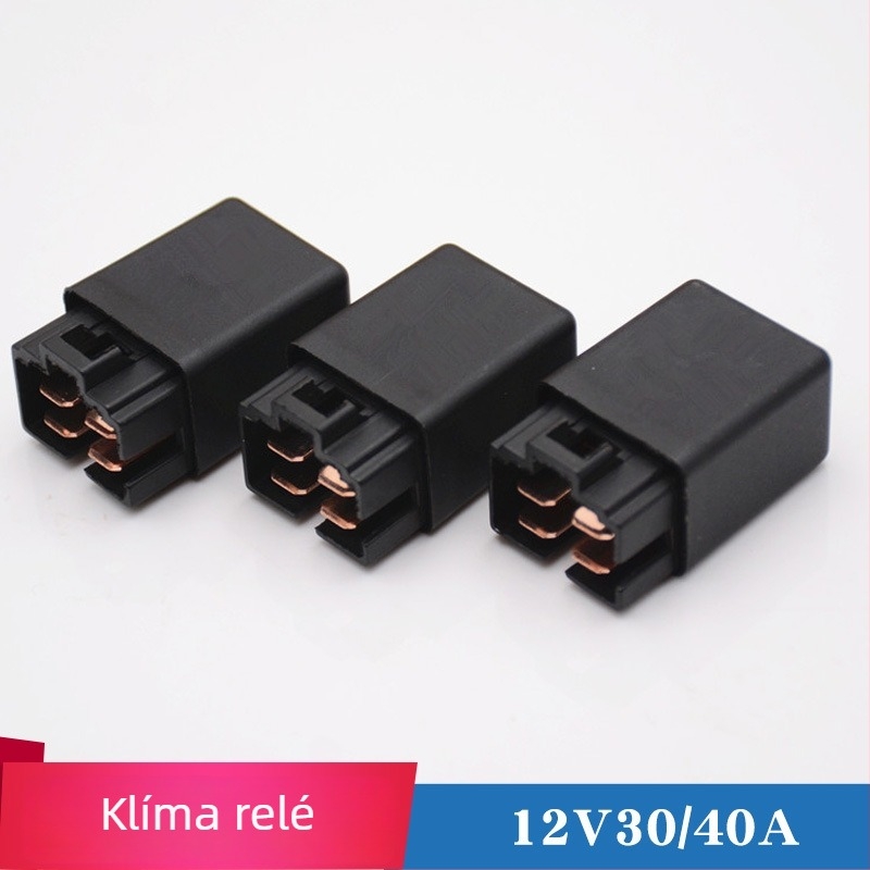 12V-os autóklíma relé, OEM típus, 30A/40A