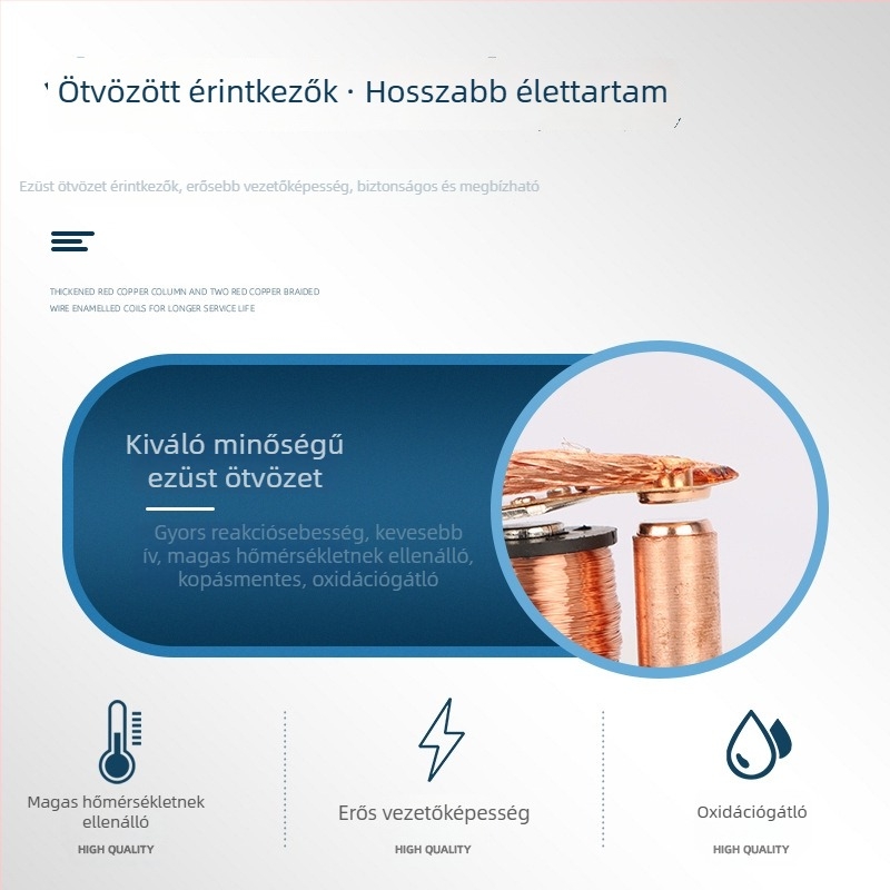 Gépjármű-relé 3050692, nagy teljesítményű, 12V/24V, 200A, motor indításához és lassításához