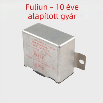 BENZ0332014203 villogó relé, 4DM 001 863-08, univerzális, 12V, 6 érintkezős, 85 perc
