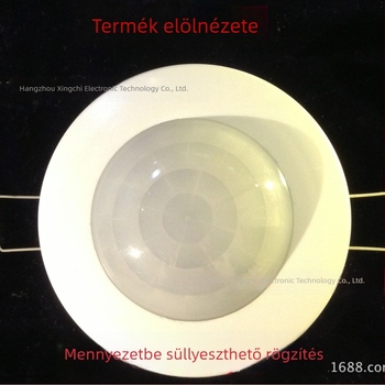 Beépített mennyezeti infravörös emberi jelenlét-érzékelő kapcsoló, nagy teljesítményű relével