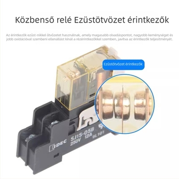Izumi közbenső relé RJ2S-CL-D24 és RJ1S-CL-D24, AC 220V, 8-pinós és 5-pinós