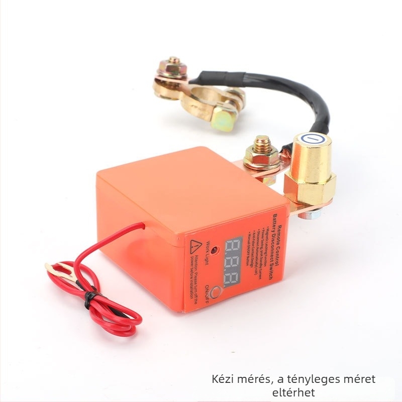 240A 12V távoli akkumulátor-kikapcsoló frissített intelligens feszültség-kikapcsoló relével járművekhez