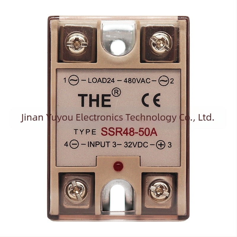 SSR48-50A egyfázisú szilárdtest-relé 480V AC, THE Wuxi Tianhao