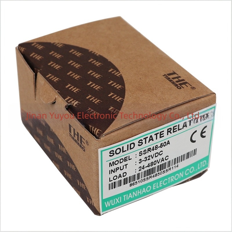SSR48-50A egyfázisú szilárdtest-relé 480V AC, THE Wuxi Tianhao