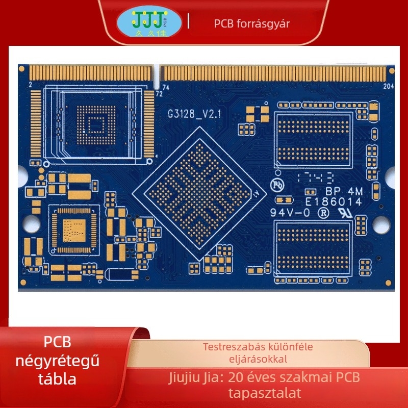 PCB áramkör 2oz vastag rézzel és aranyozott felülettel
